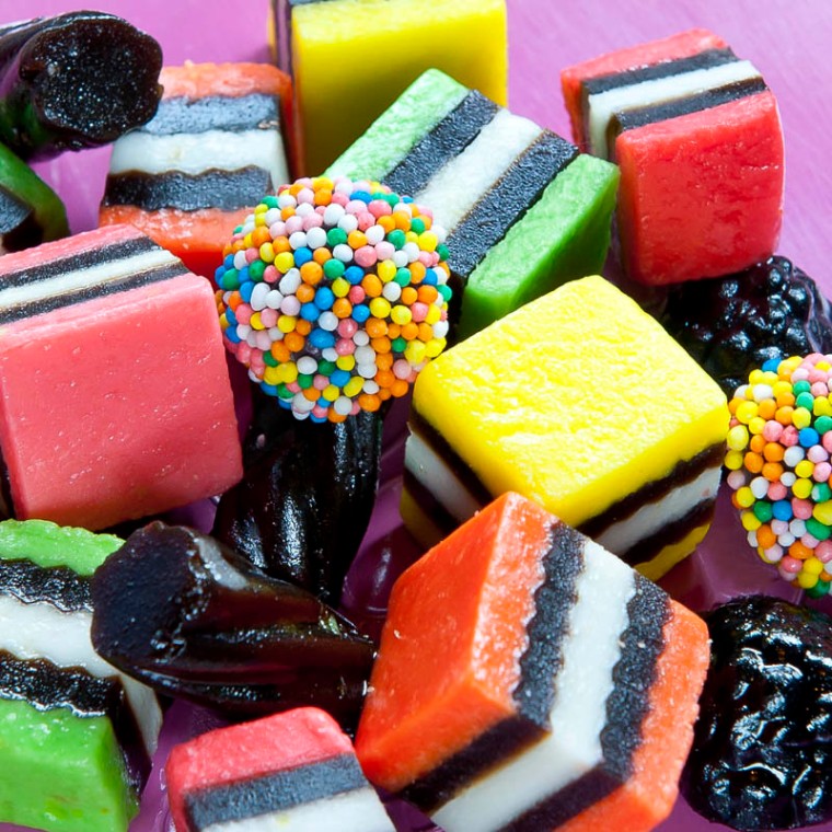 Liquorice candy comes in all shapes and sizes, with some types really tempting you to play with your food! (© All Rights Reserved)